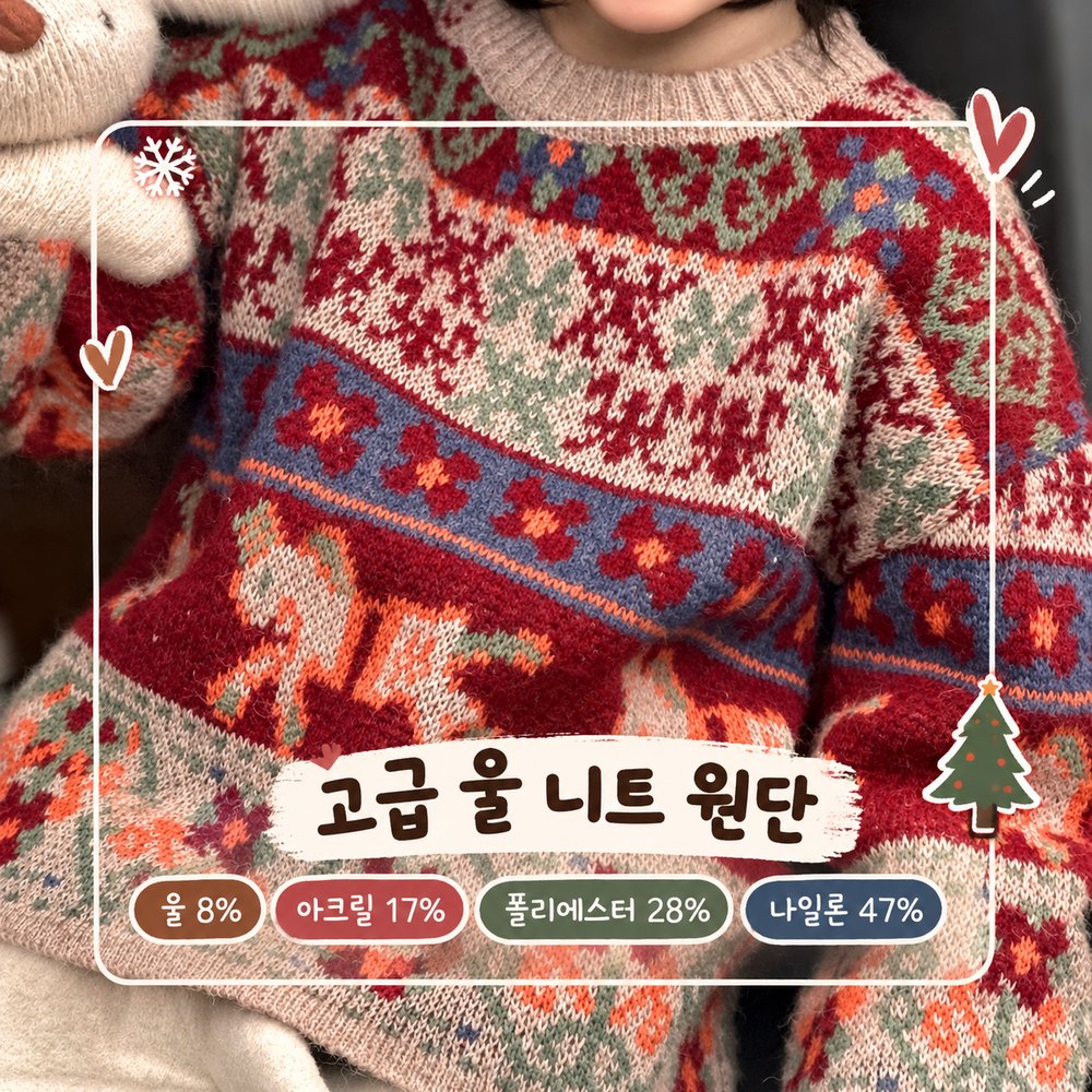 빈티지 노르딕 니트 & 벌룬팬츠 (맘커플) 15