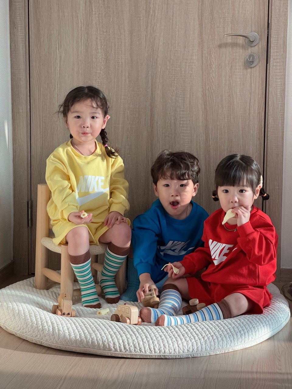 아잇 비비드 나염 맨투맨+반바지 8