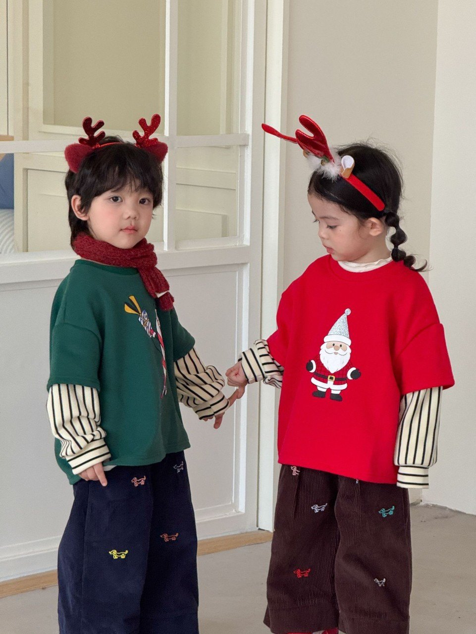 산타 레이어드 티 3