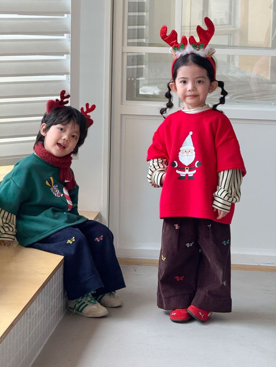 산타 레이어드 티 6