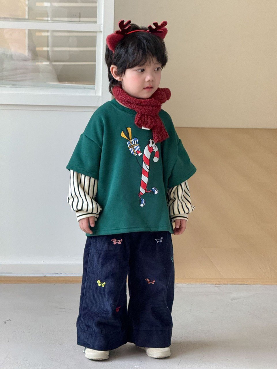 산타 레이어드 티 10