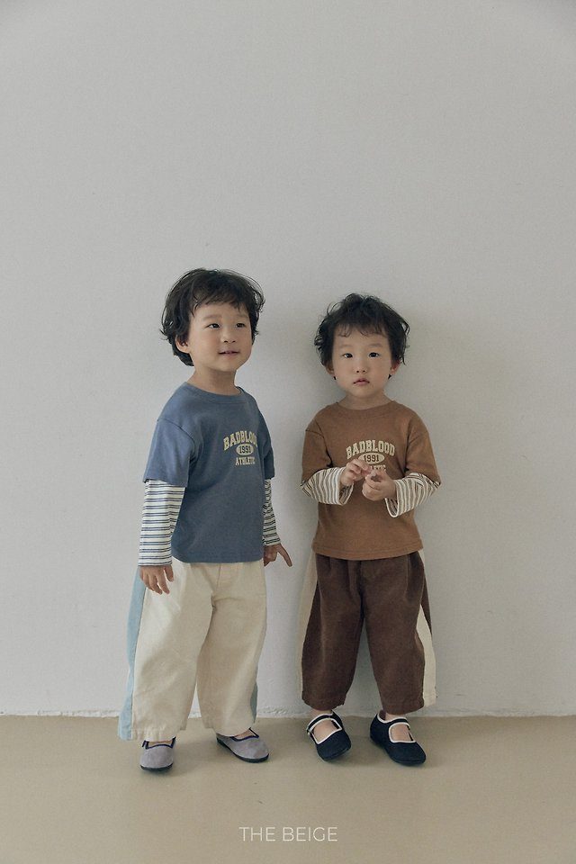 와끼배색골덴팬츠 2