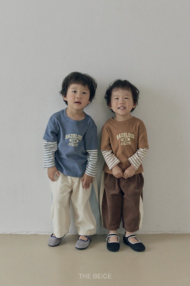 와끼배색골덴팬츠 4