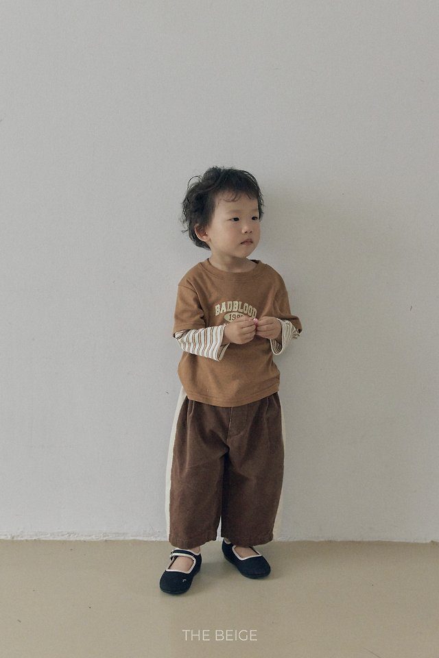 와끼배색골덴팬츠 10