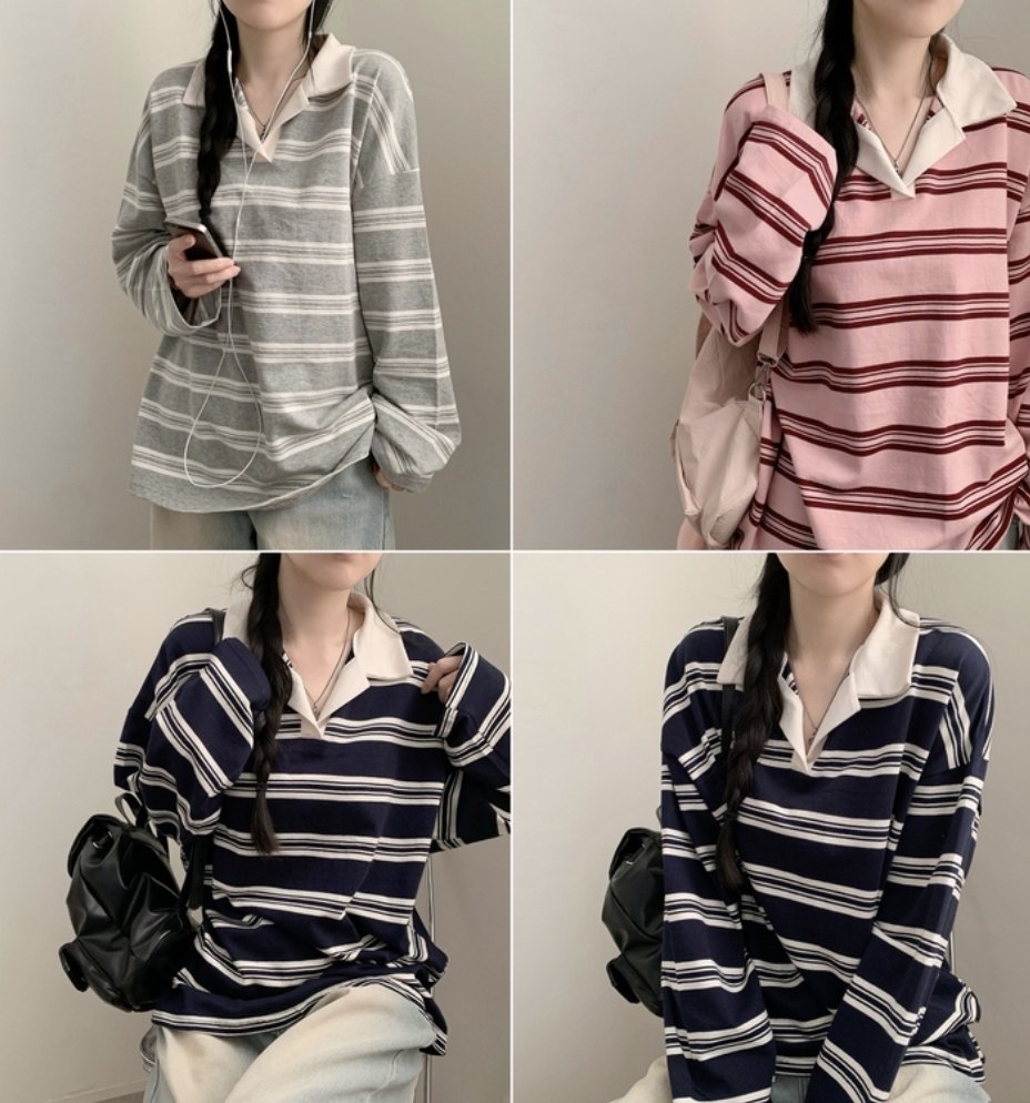 단가라 티셔츠 상세 2