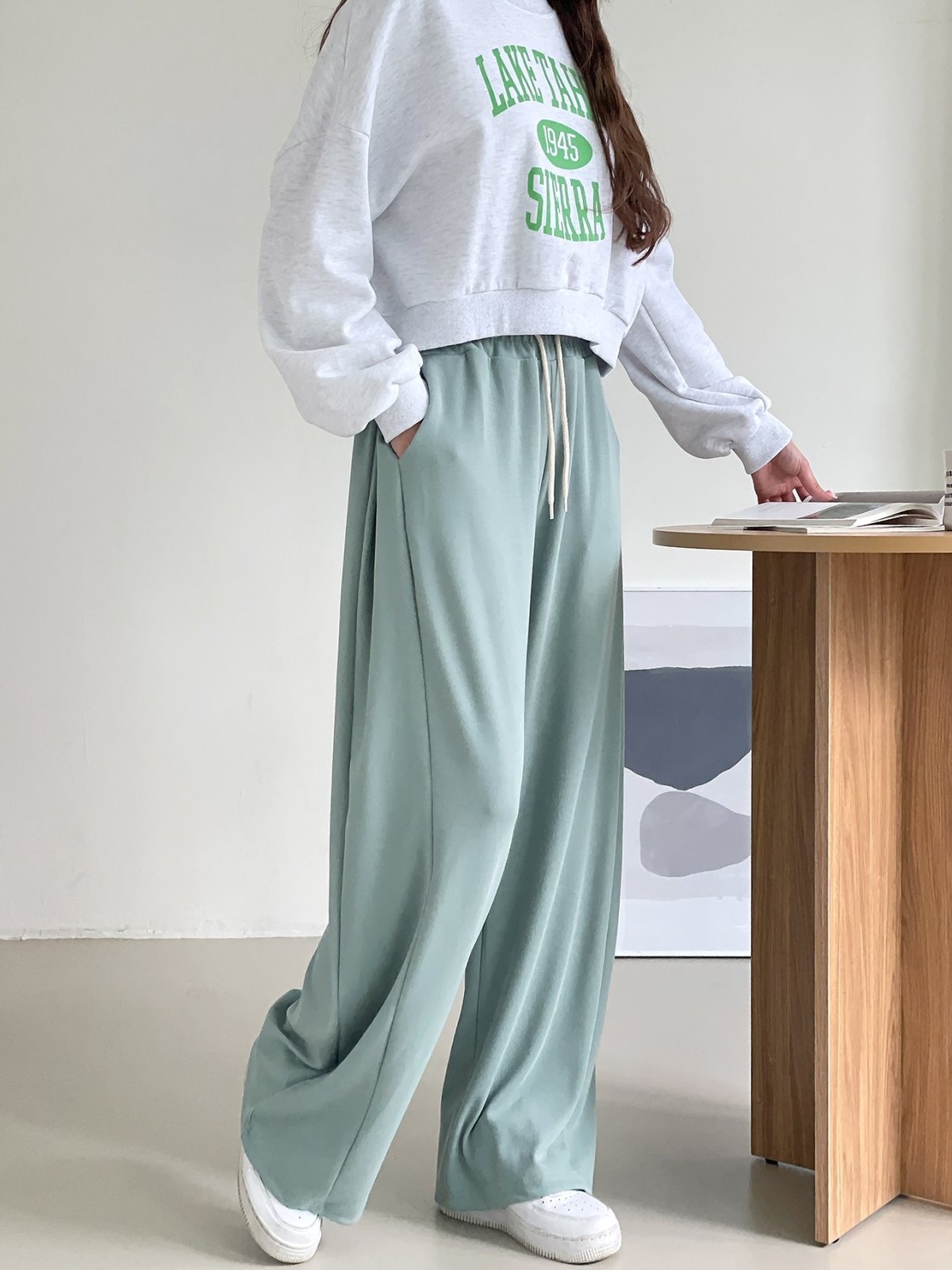 파스텔 핀턱 와이드팬츠 18