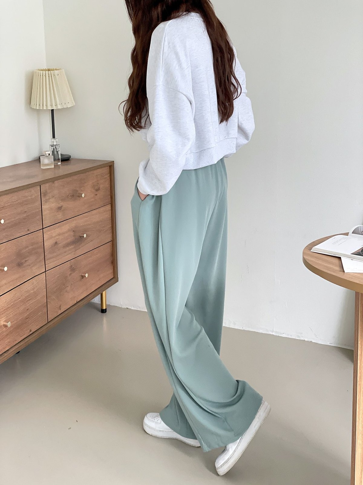 파스텔 핀턱 와이드팬츠 19