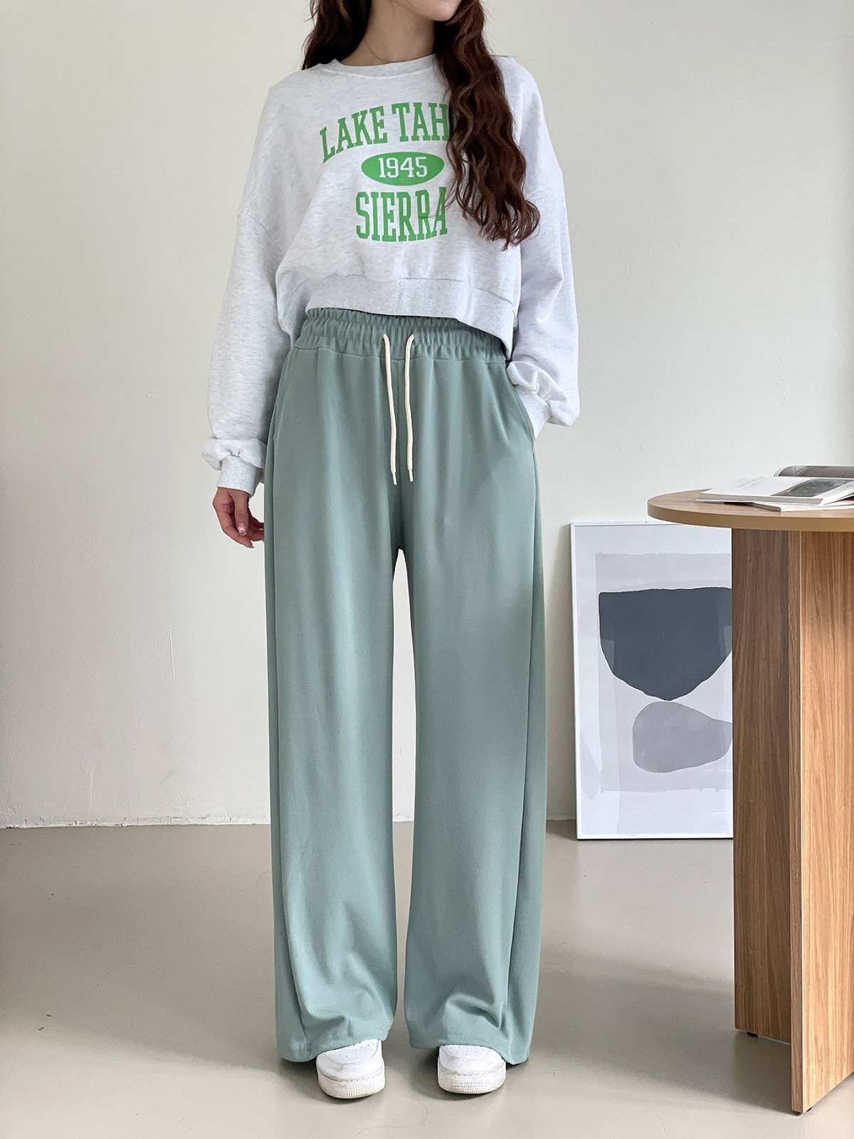 파스텔 핀턱 와이드팬츠 21