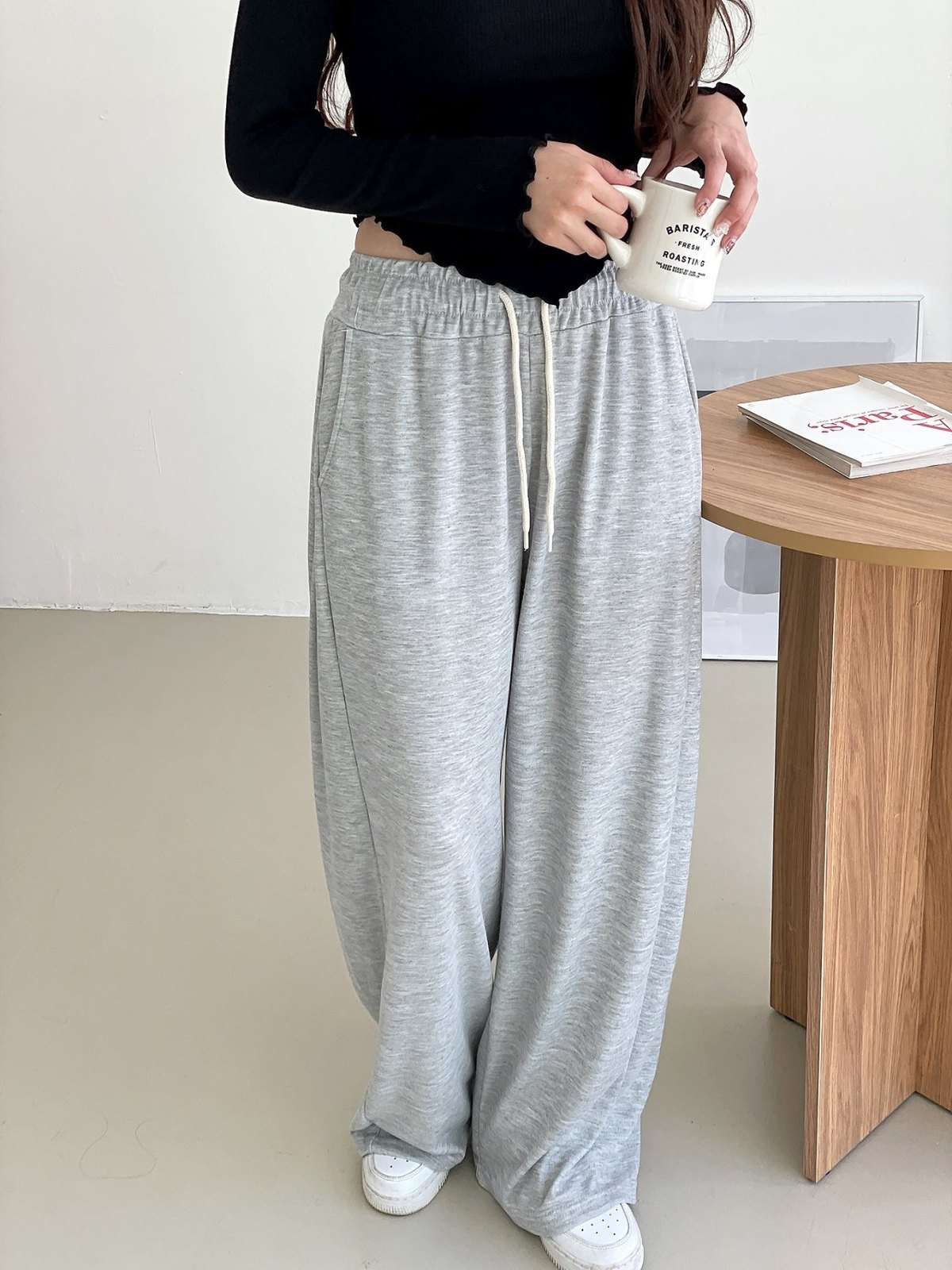 파스텔 핀턱 와이드팬츠 27
