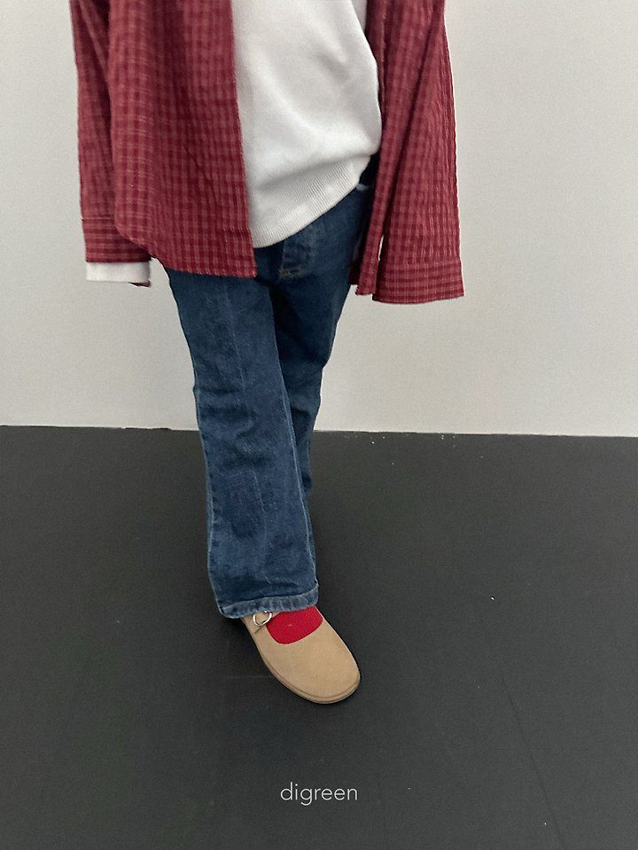 부츠컷데님팬츠 23