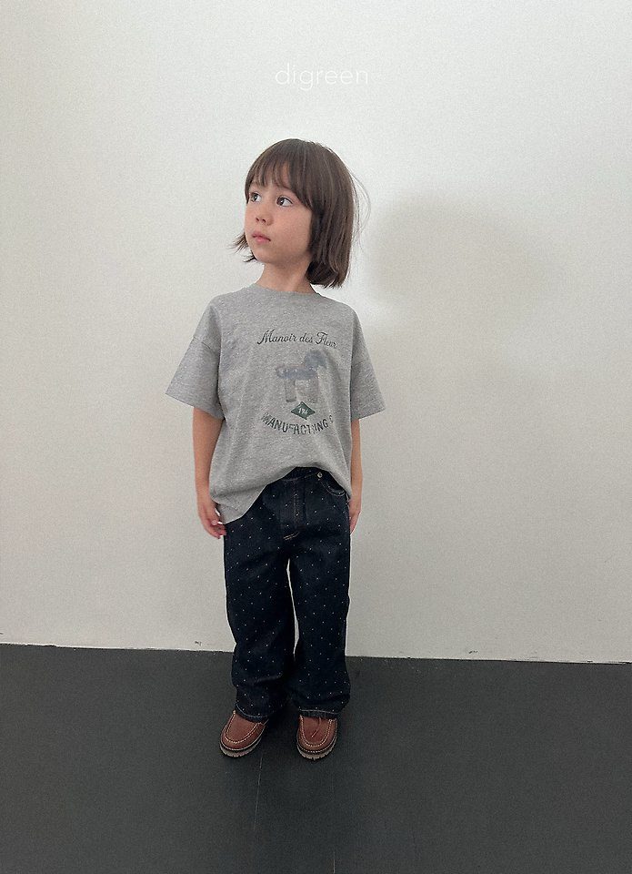 도트데님팬츠 25
