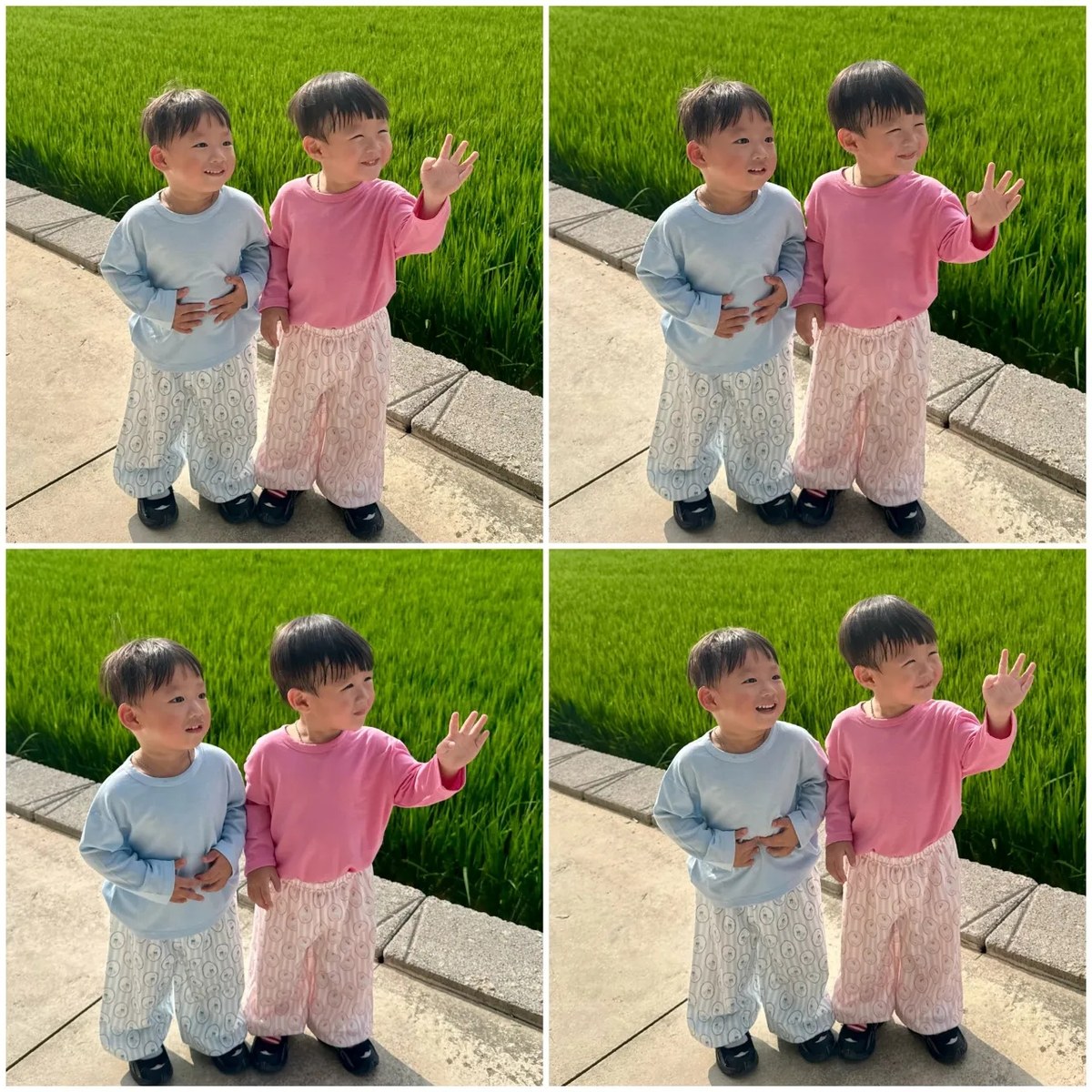 짝짜꿍 모달티 & 나염바지 세트 44