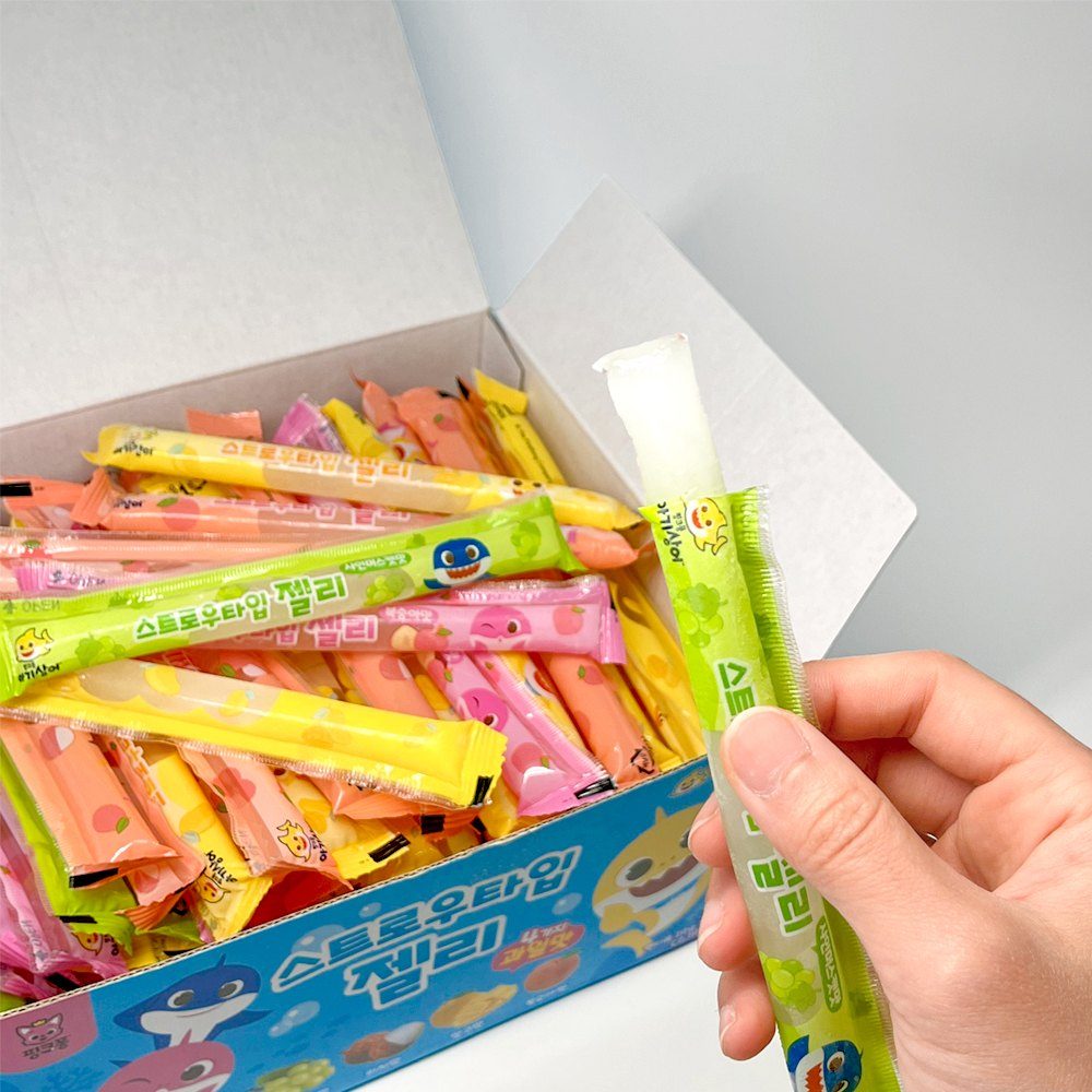 핑크퐁 아기상어 스트로우젤리