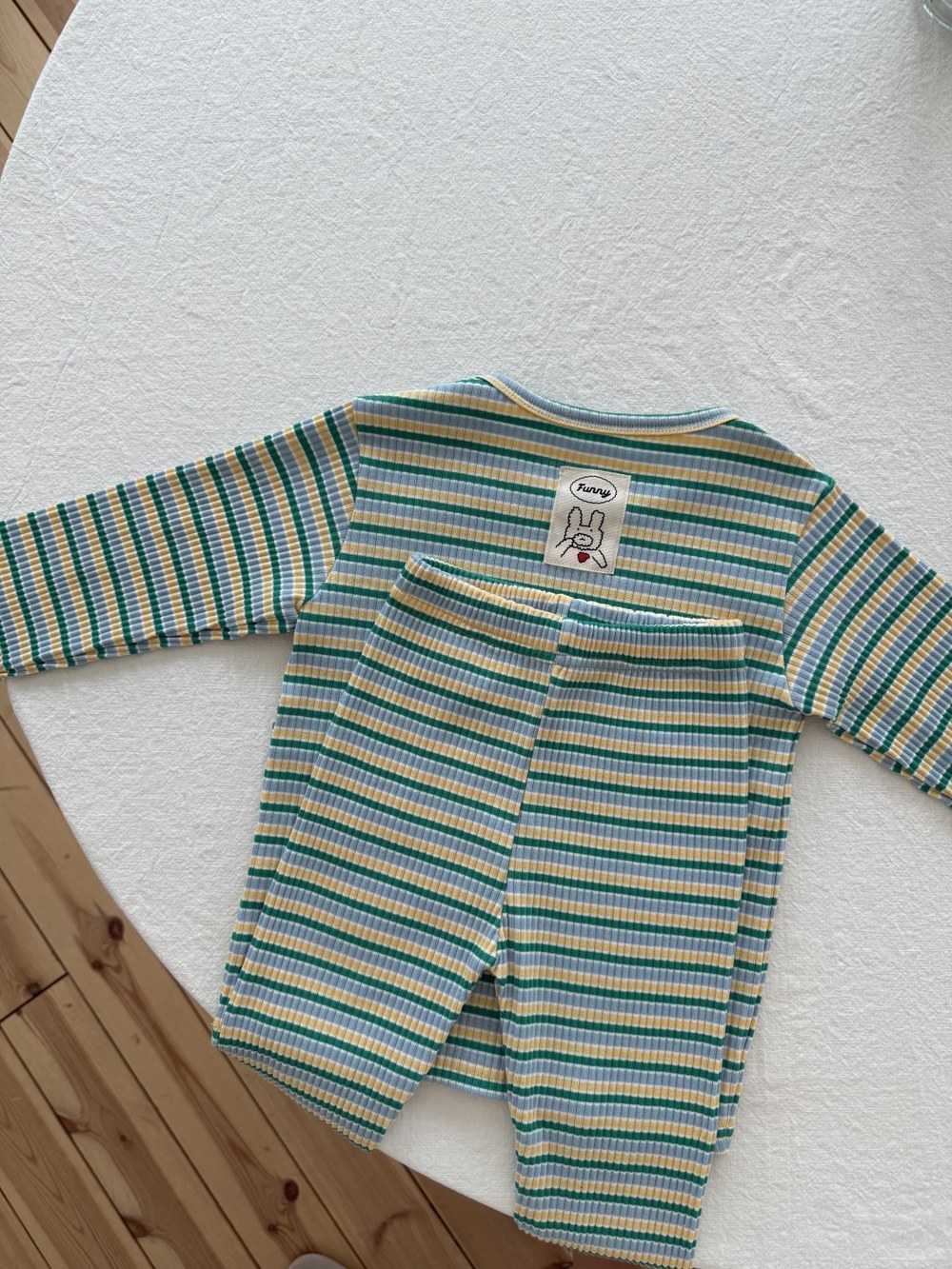 바바베베 토끼라벨 골지 실내복 11