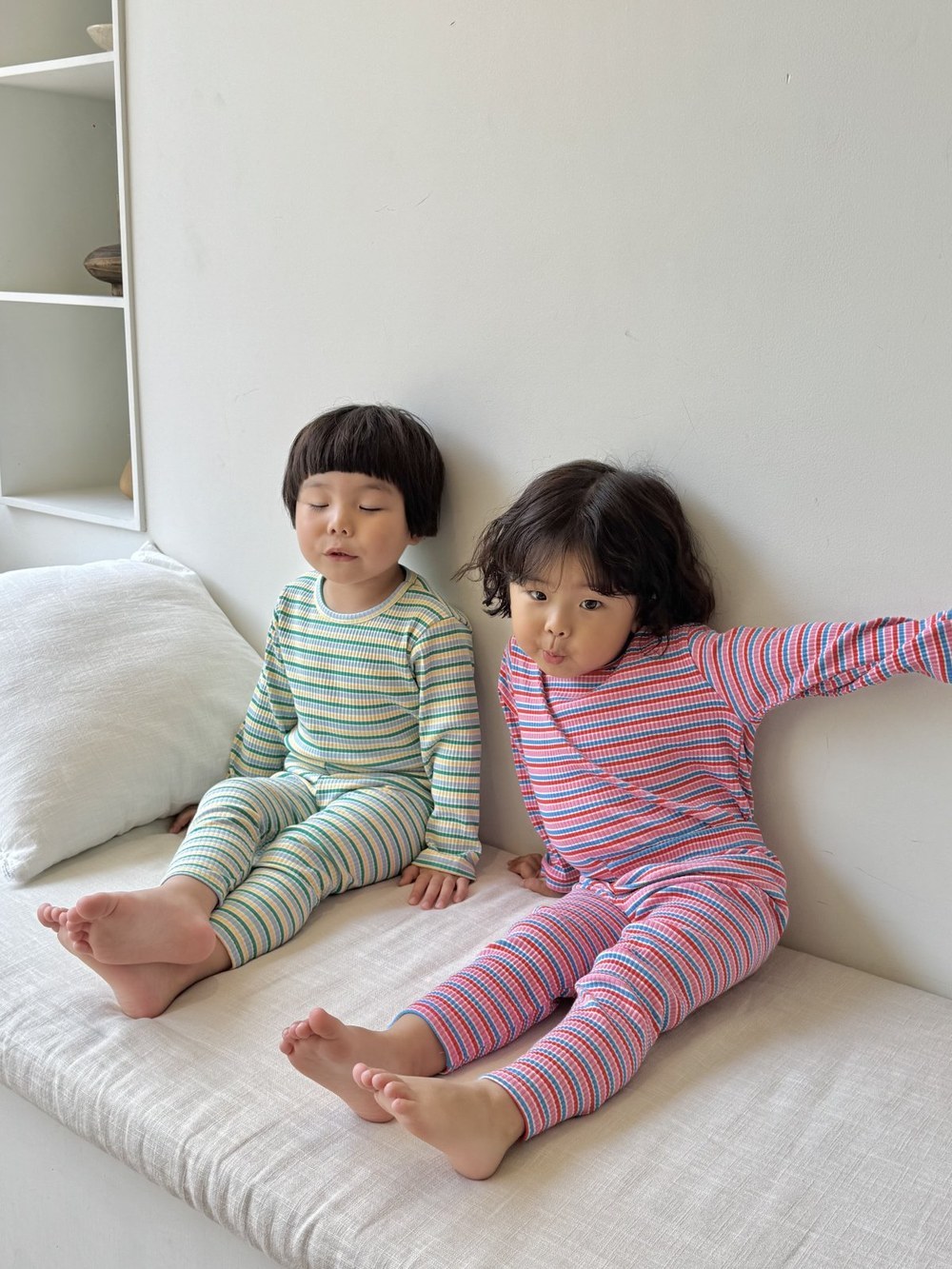 바바베베 토끼라벨 골지 실내복 26
