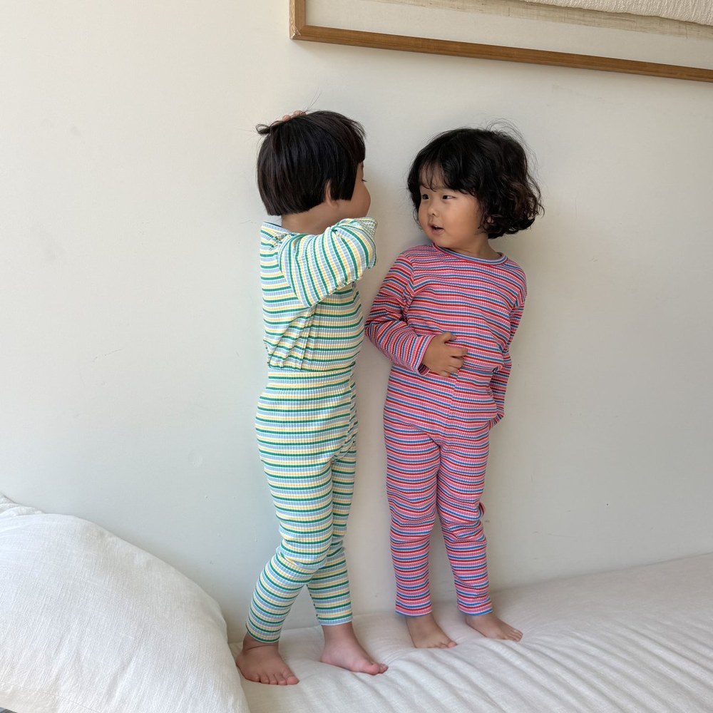 바바베베 토끼라벨 골지 실내복 37