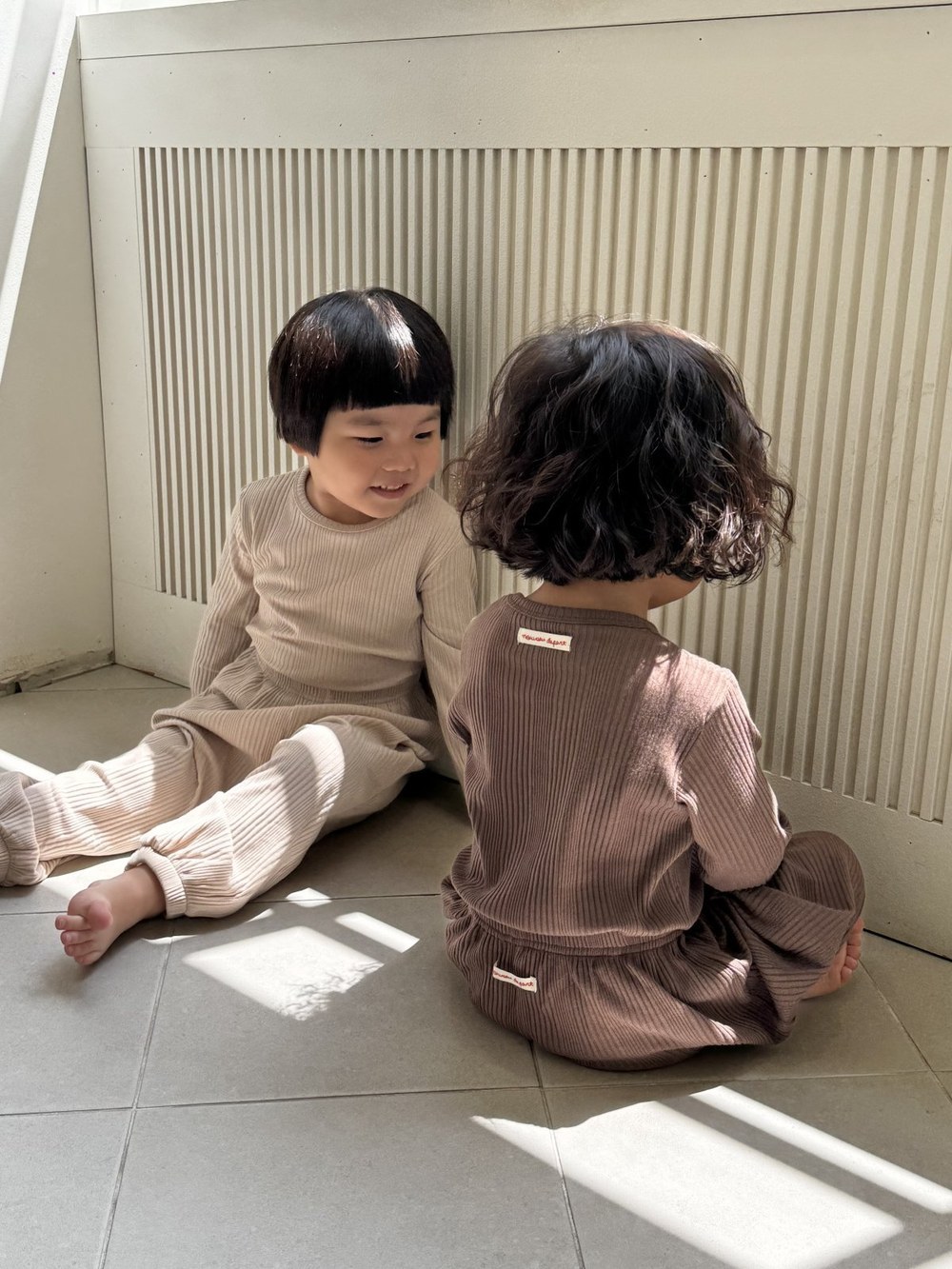바바베베 골지 라벨 셋업 12