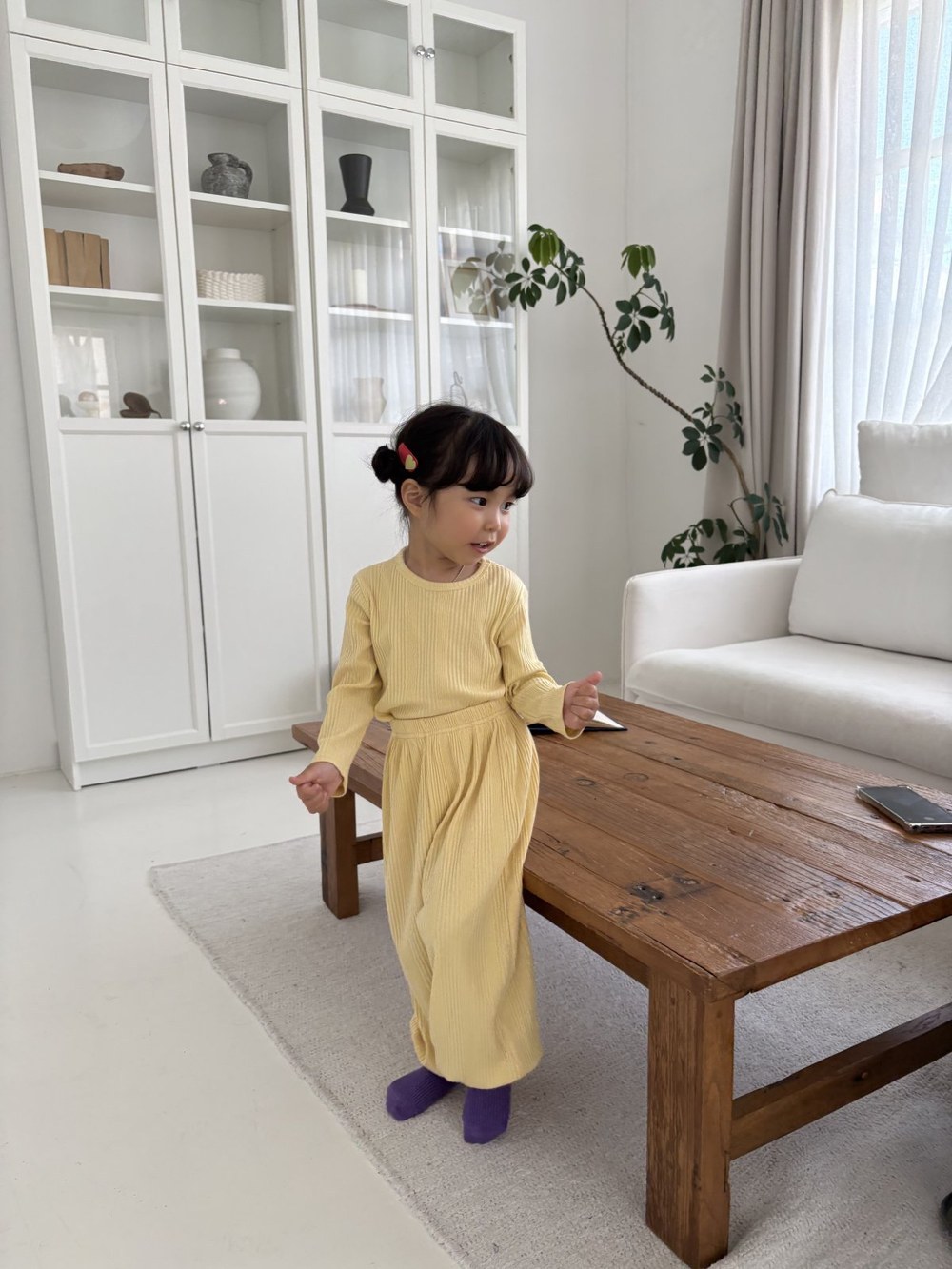 바바베베 골지 라벨 셋업 32