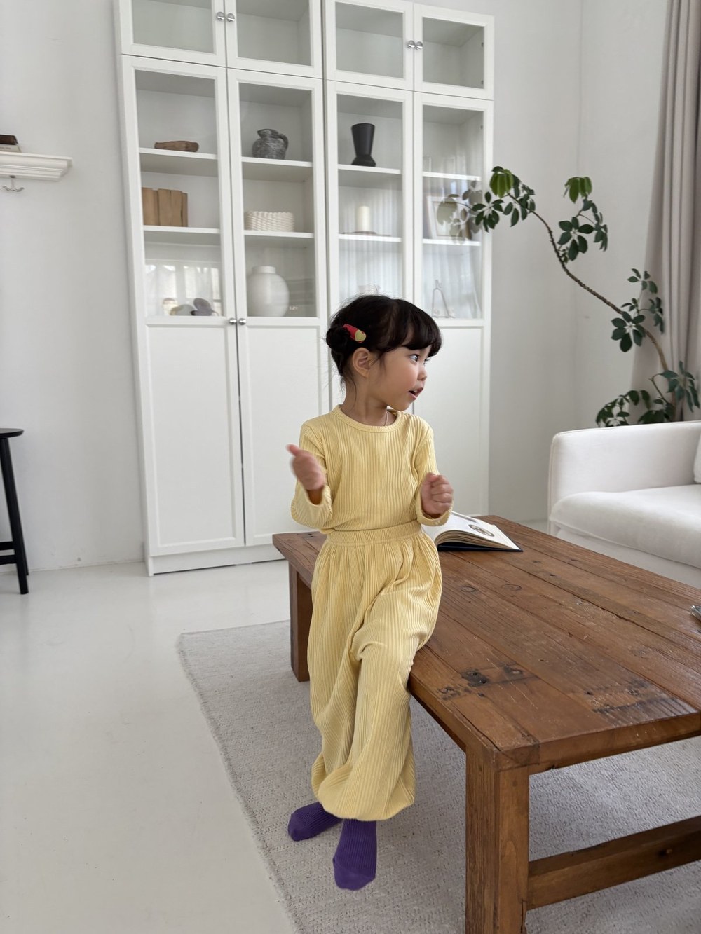 바바베베 골지 라벨 셋업 33