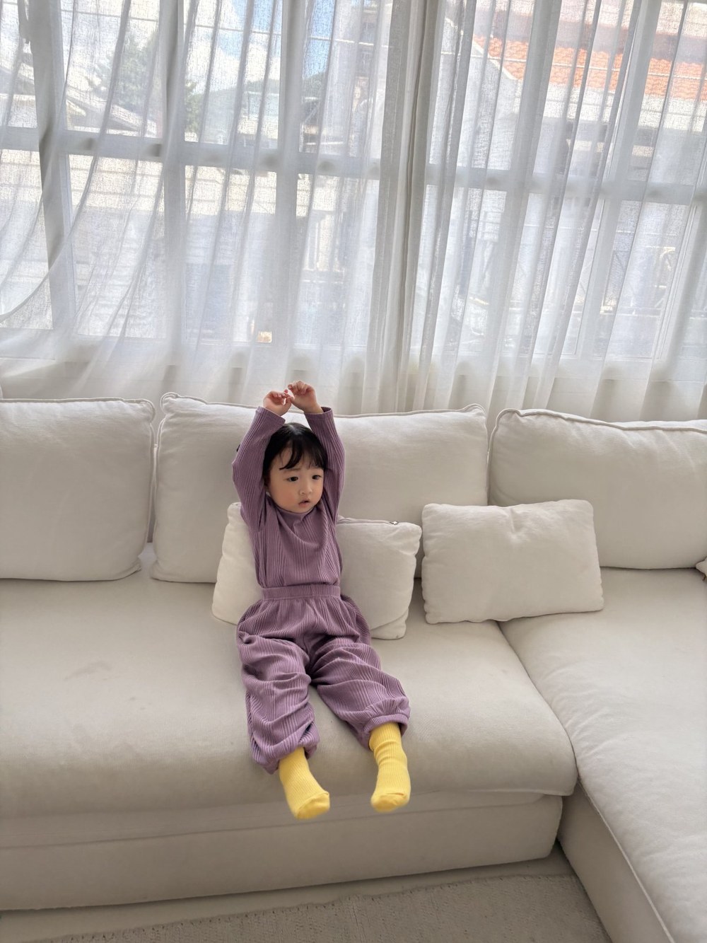 바바베베 골지 라벨 셋업 34