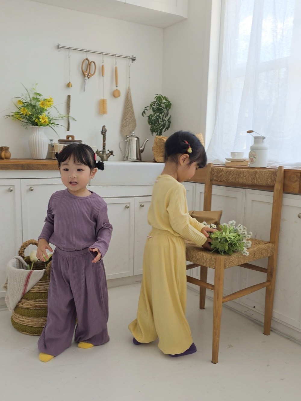 바바베베 골지 라벨 셋업 43
