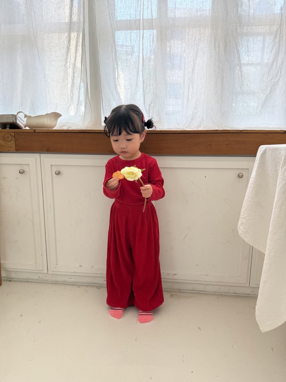 바바베베 골지 라벨 셋업 52