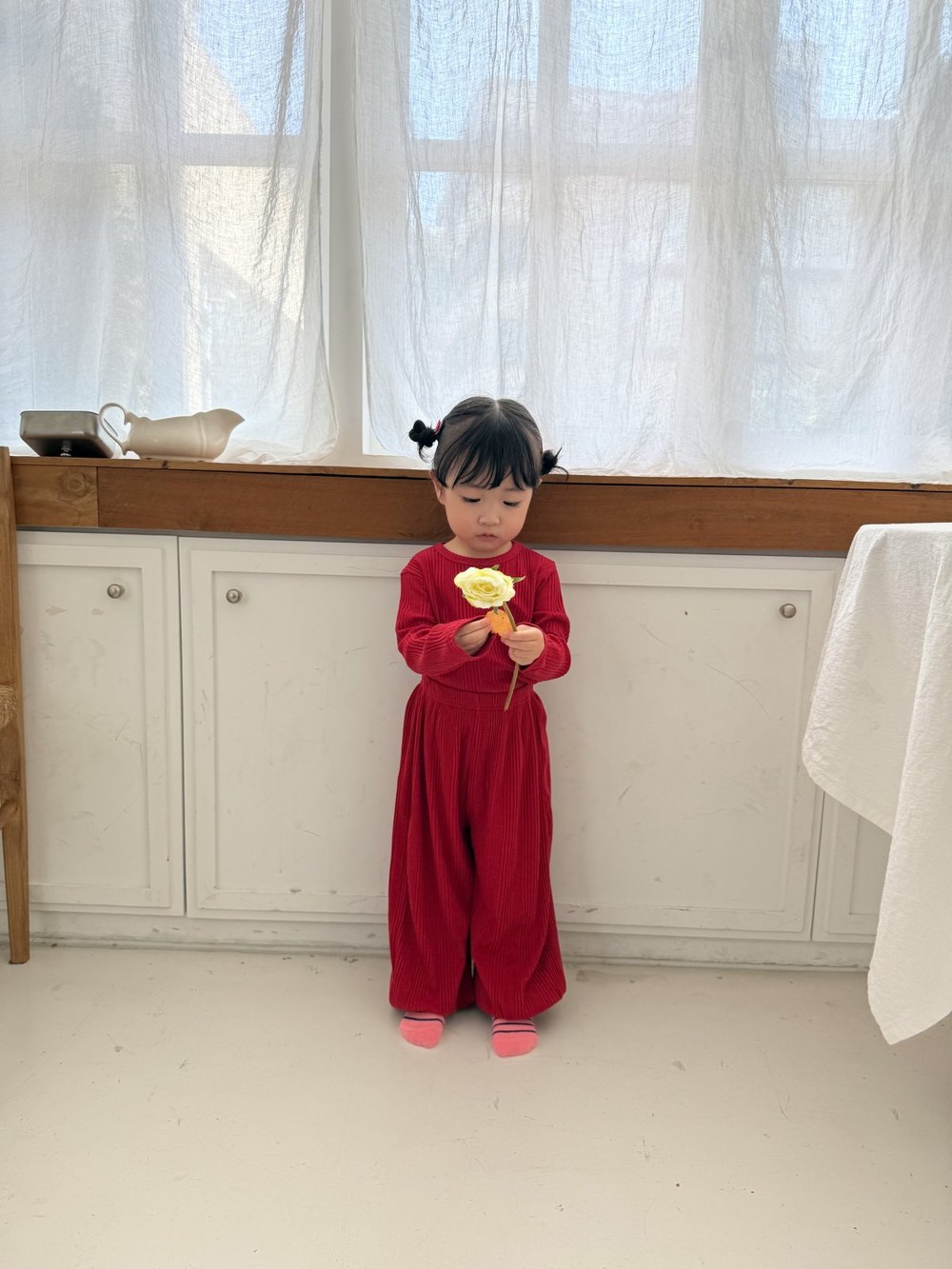 바바베베 골지 라벨 셋업 53