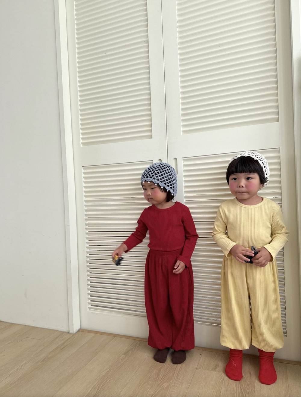 바바베베 골지 라벨 셋업 67