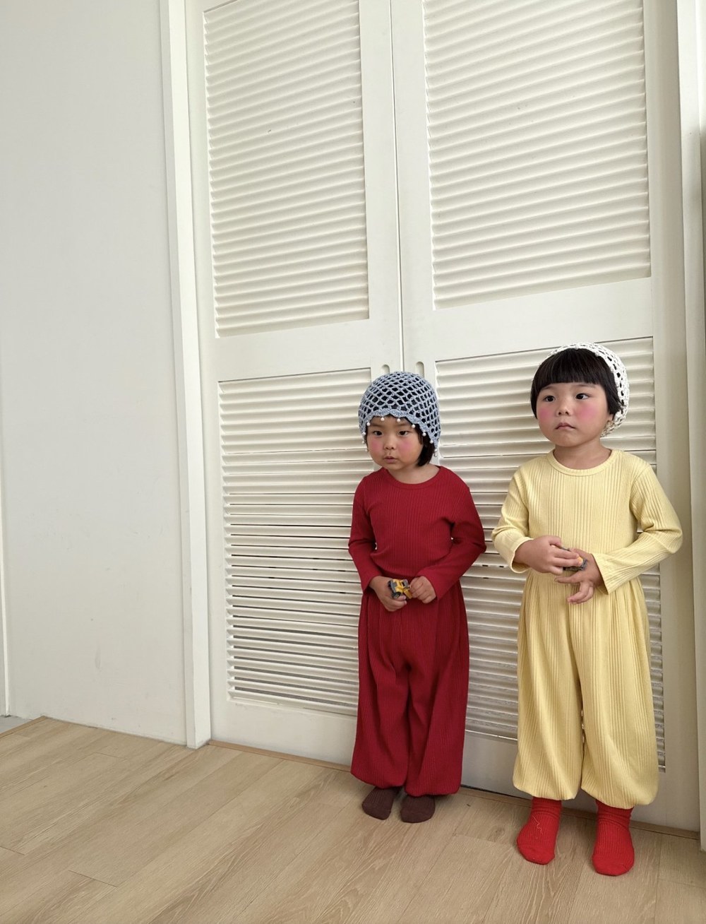 바바베베 골지 라벨 셋업 69