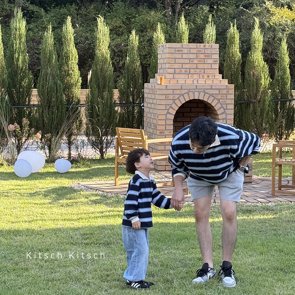 빅카라패밀리스트라이프티셔츠 21