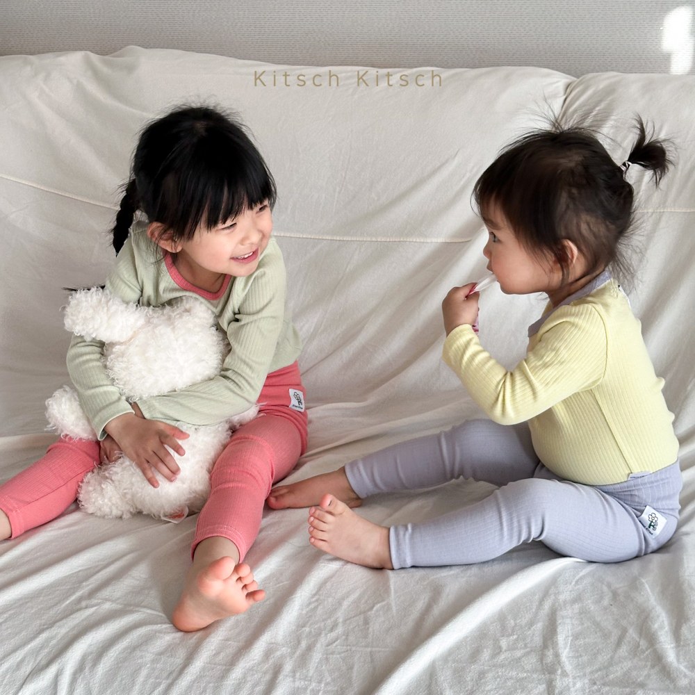 데일리카브골지배색실내복 22