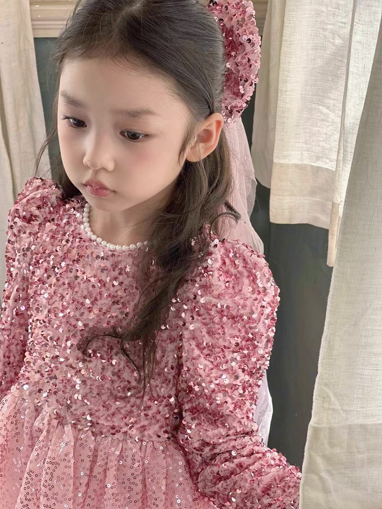 스노위 스팽글 샤 원피스 13