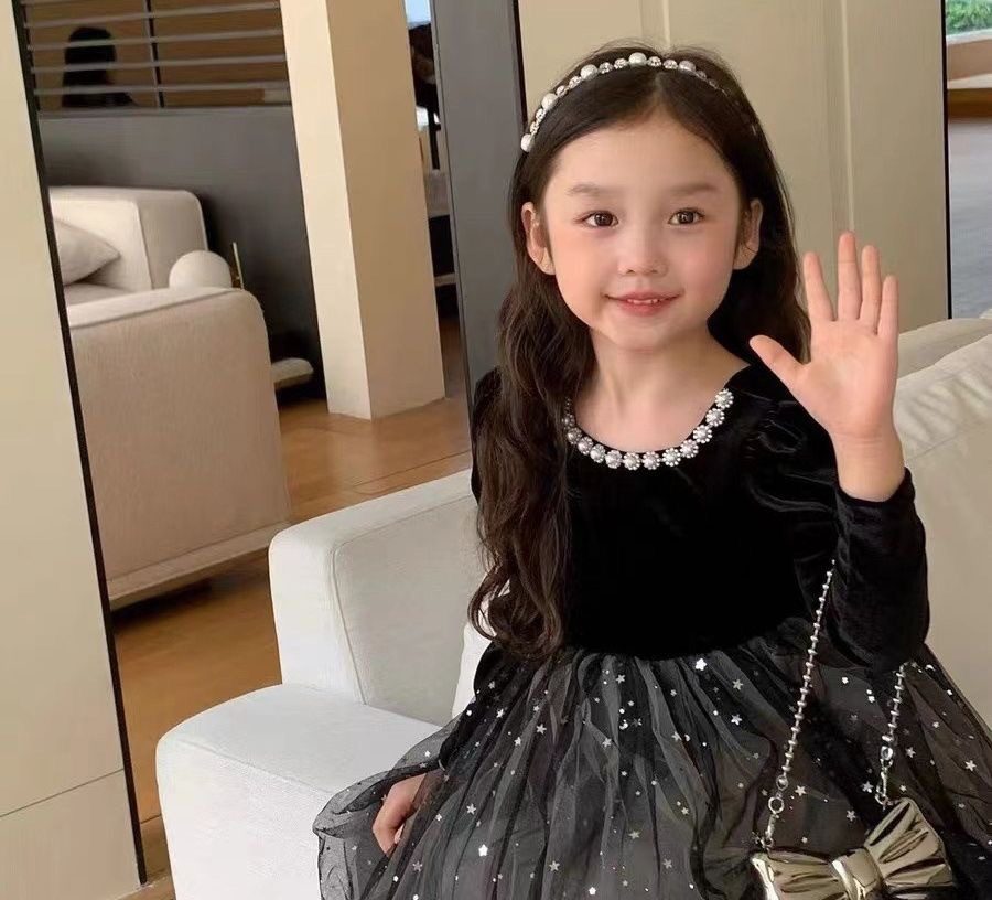 별빛초롱 벨벳 샤 원피스 3