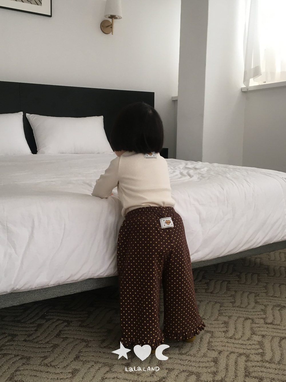 베베하트도트프릴팬츠 25