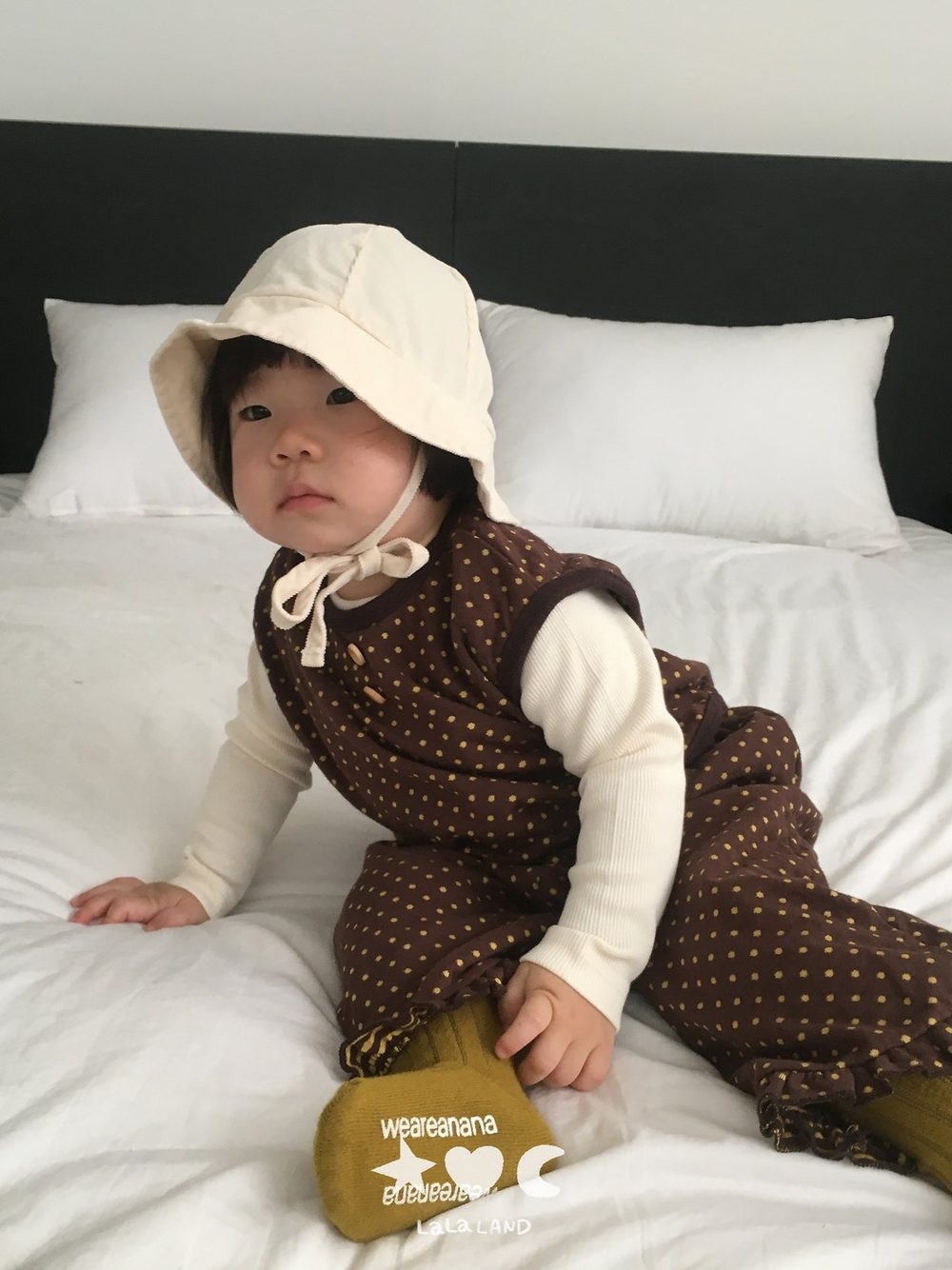 베베하트도트프릴팬츠 27