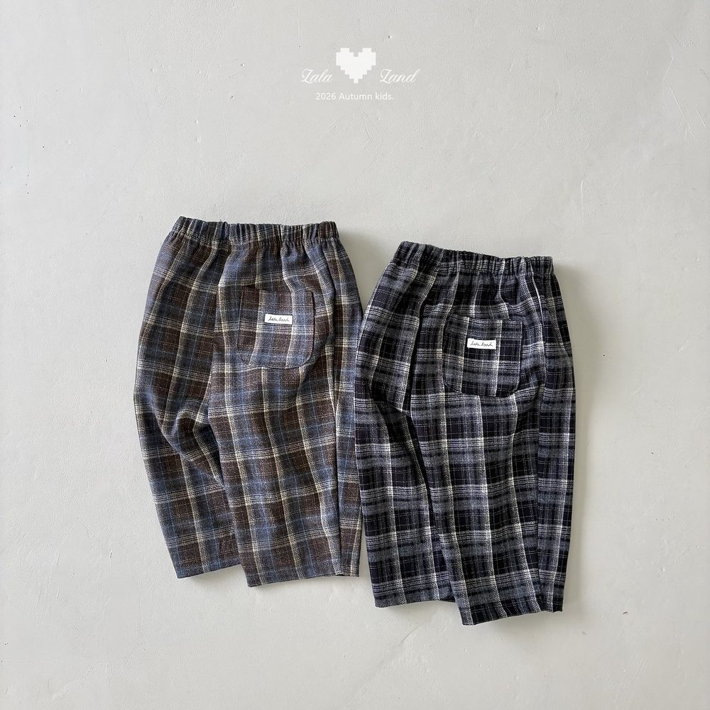 팬시체크바지
