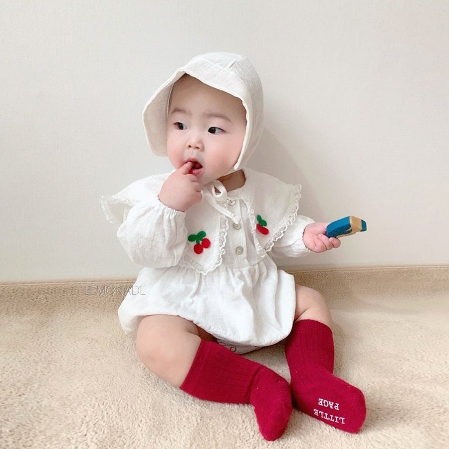 나비에앵두(롬퍼+보넷set) 6