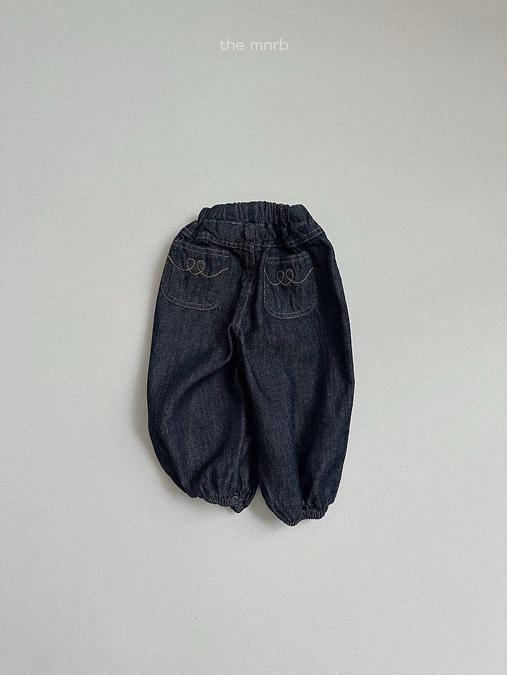 스티치데님조거팬츠 6