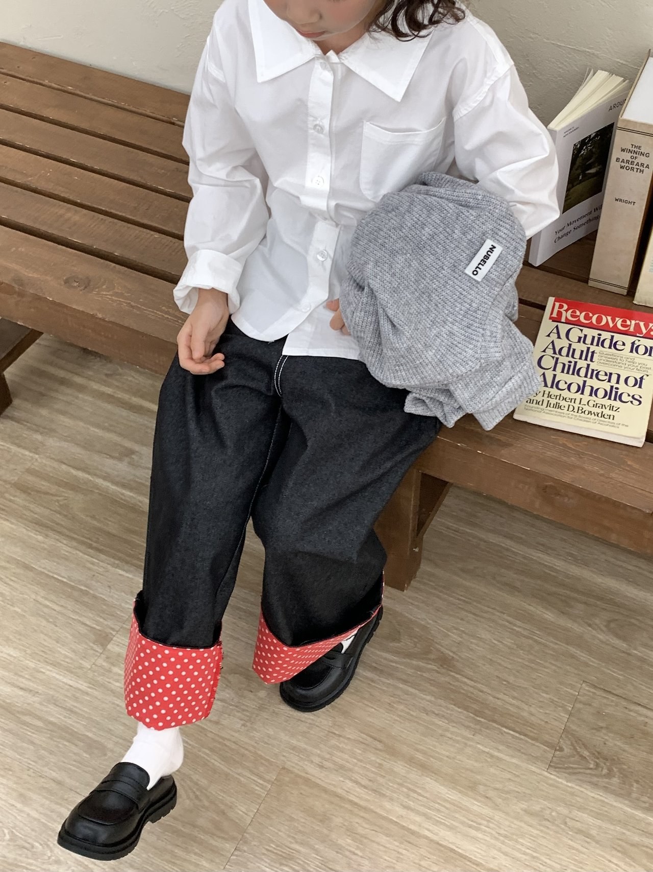 세일)도트롤업데님 6