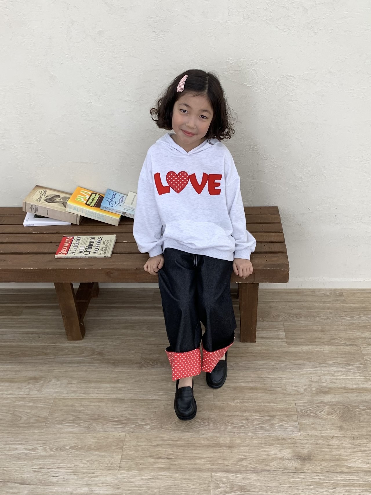 세일)도트롤업데님 10