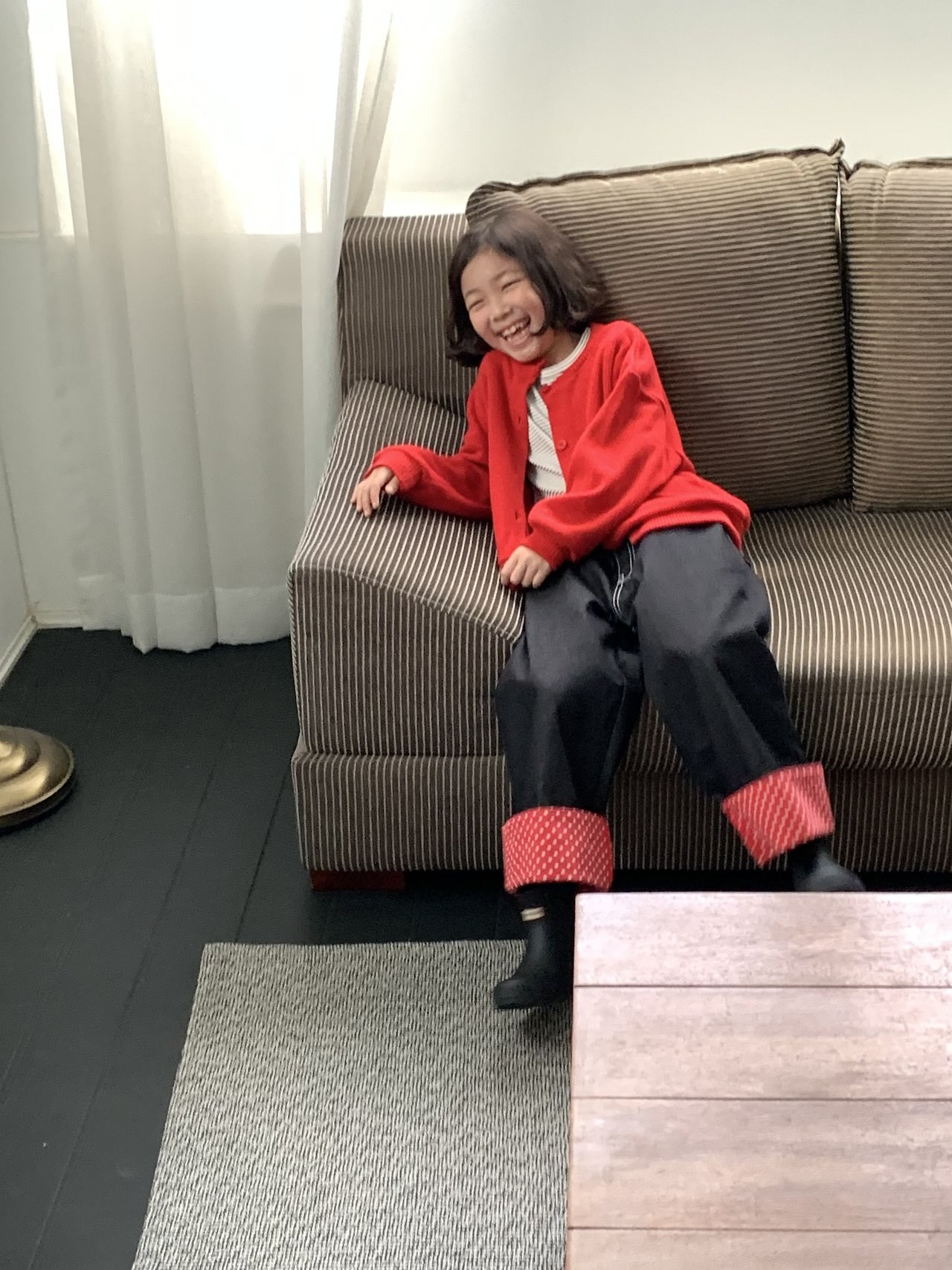 세일)도트롤업데님 16
