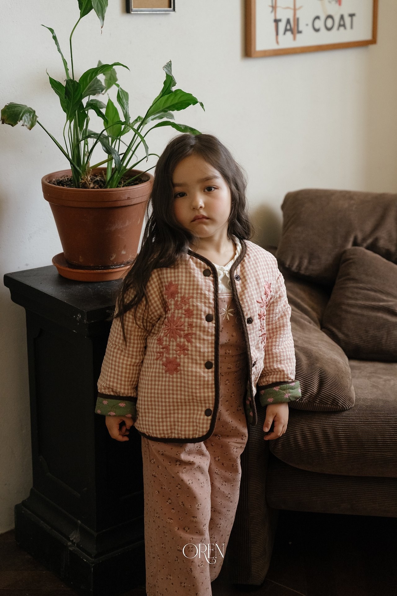 브리즈체크패딩점퍼 4