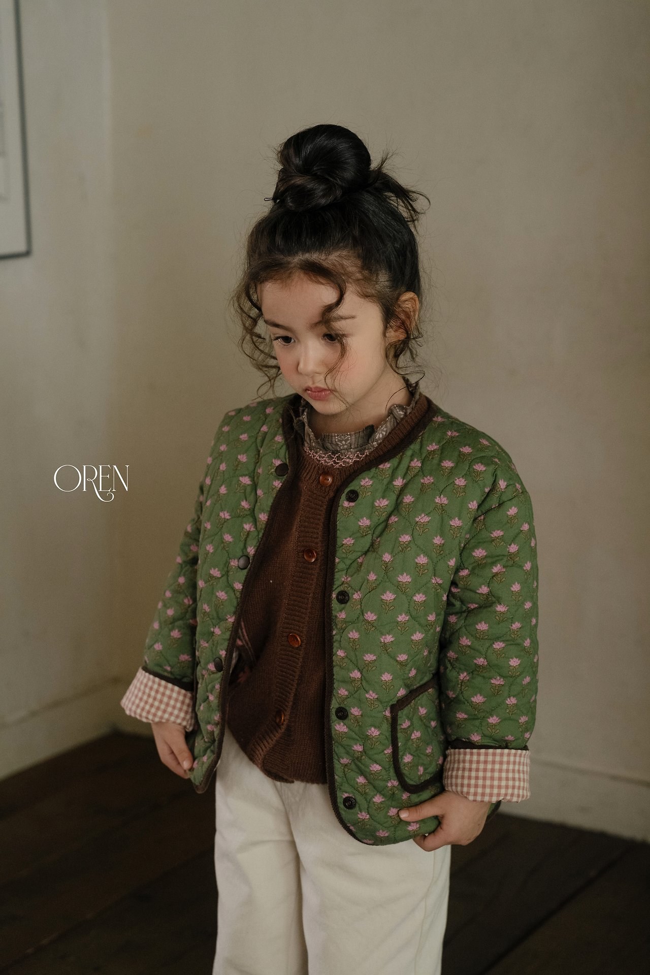 브리즈체크패딩점퍼 22