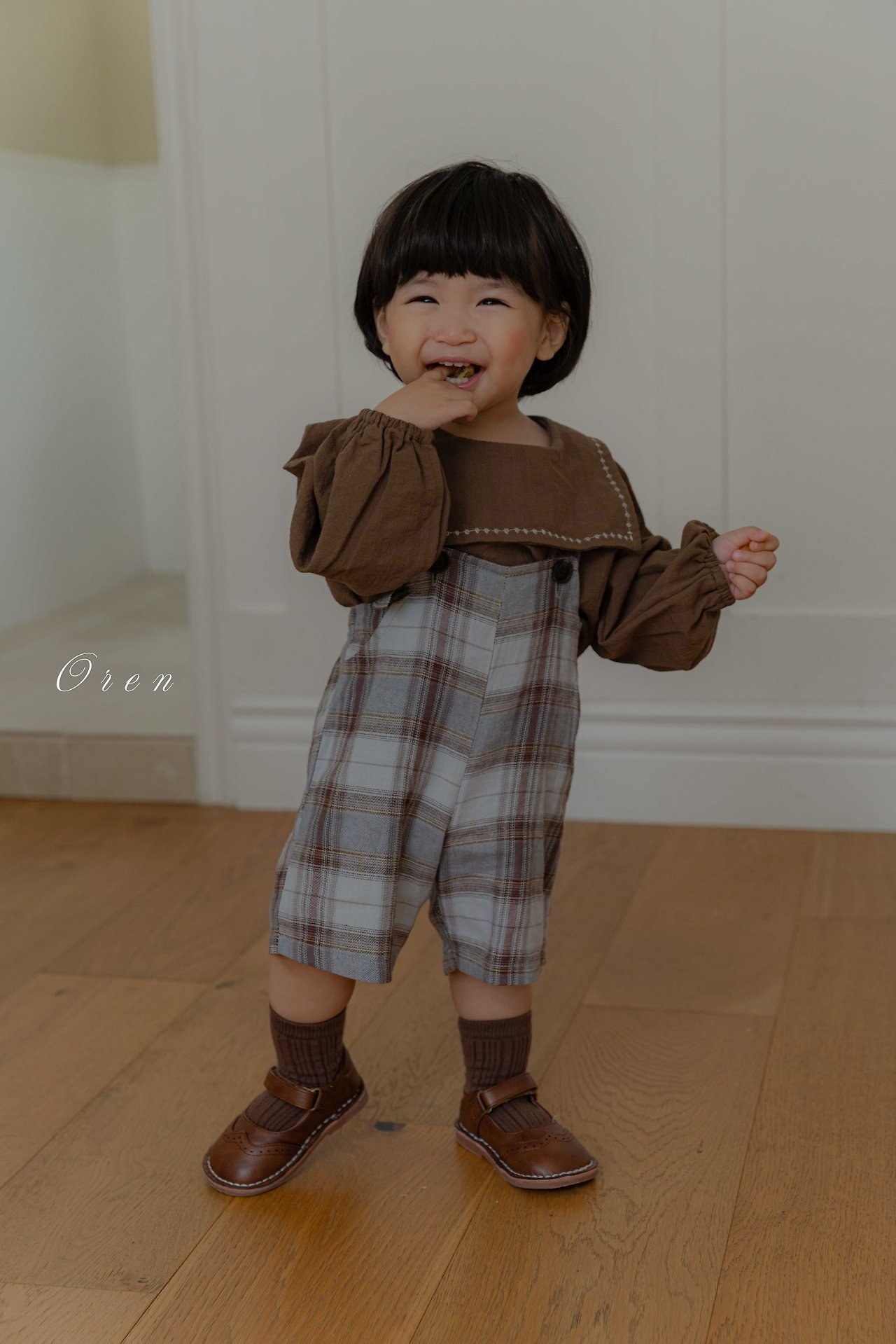 레오클래식체크원피스 11