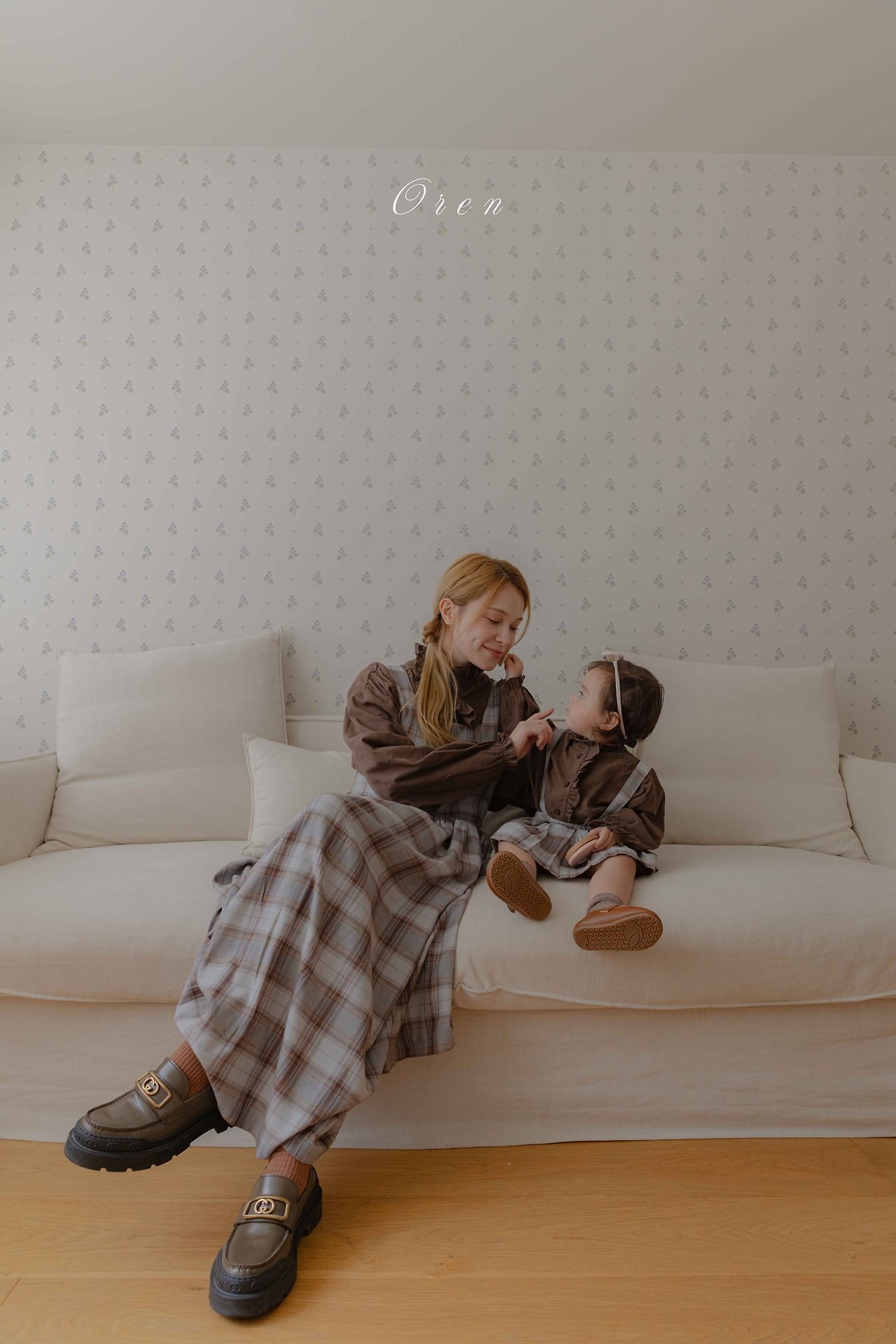 레오클래식체크원피스(맘) 62
