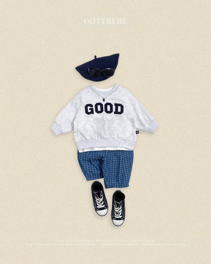 데님체크팬츠 30