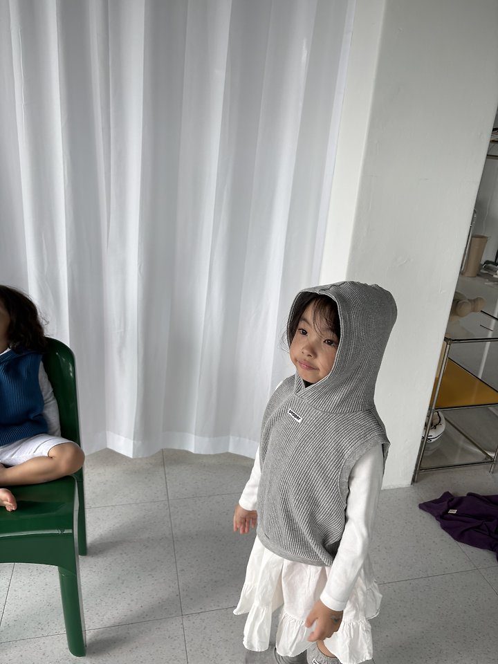 와플후드조끼 5