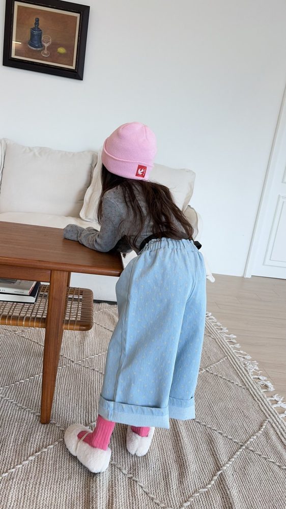 패턴와이드팬츠 38