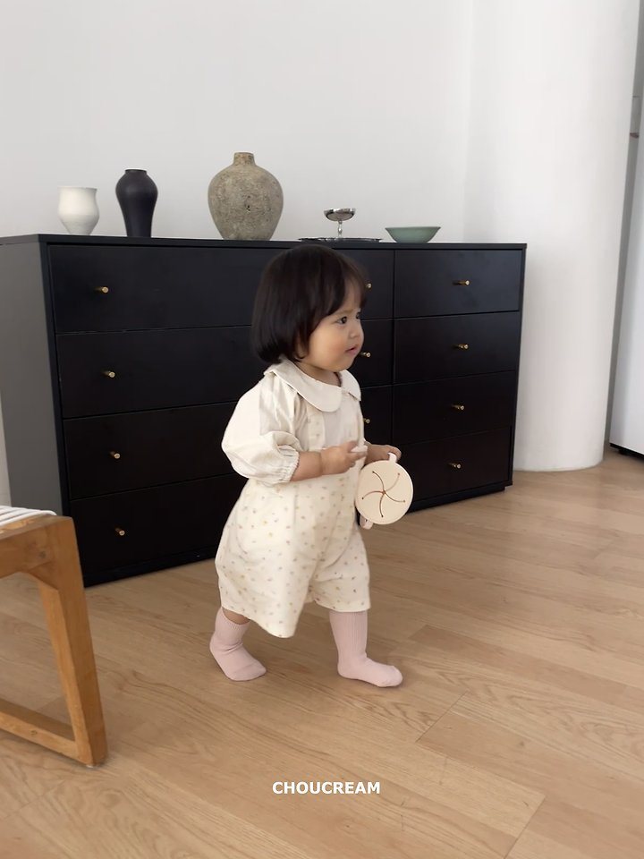 미니꽃멜빵바지