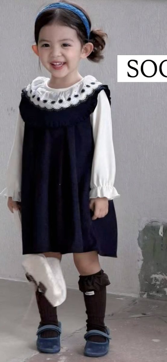 코듀로이블라우스원피스세트 11